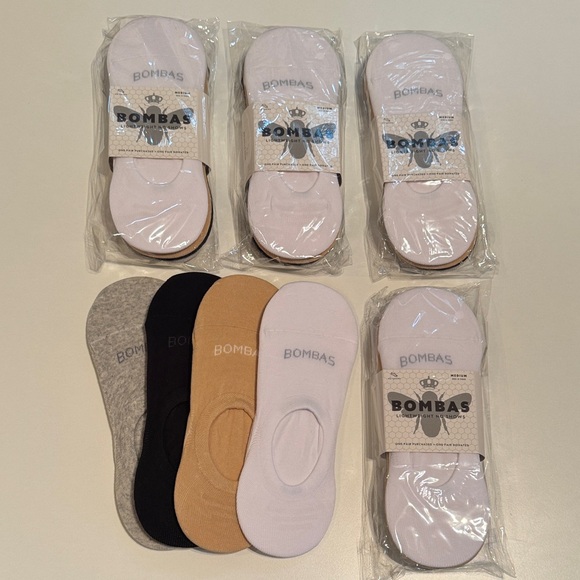 Bombas Accessories - Bombas NWT 5-4ct total 20 pairs women’s no show socks Size:Med Color:Multi